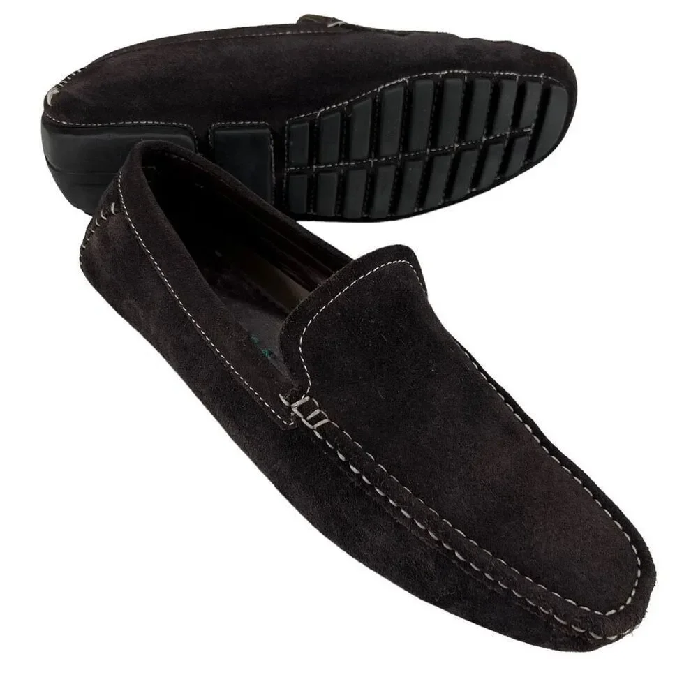 Suede Leather Driving Moccasins